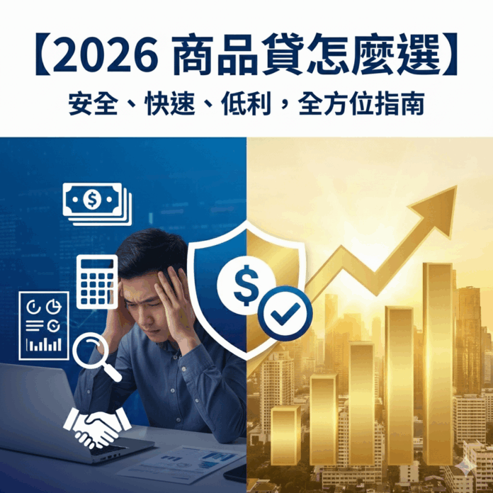 【2026 商品貸怎麼選】安全申請 5 原則，3方案一次介紹